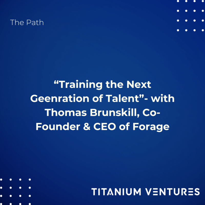 Next on The Path - Training the Next Generation of Talent